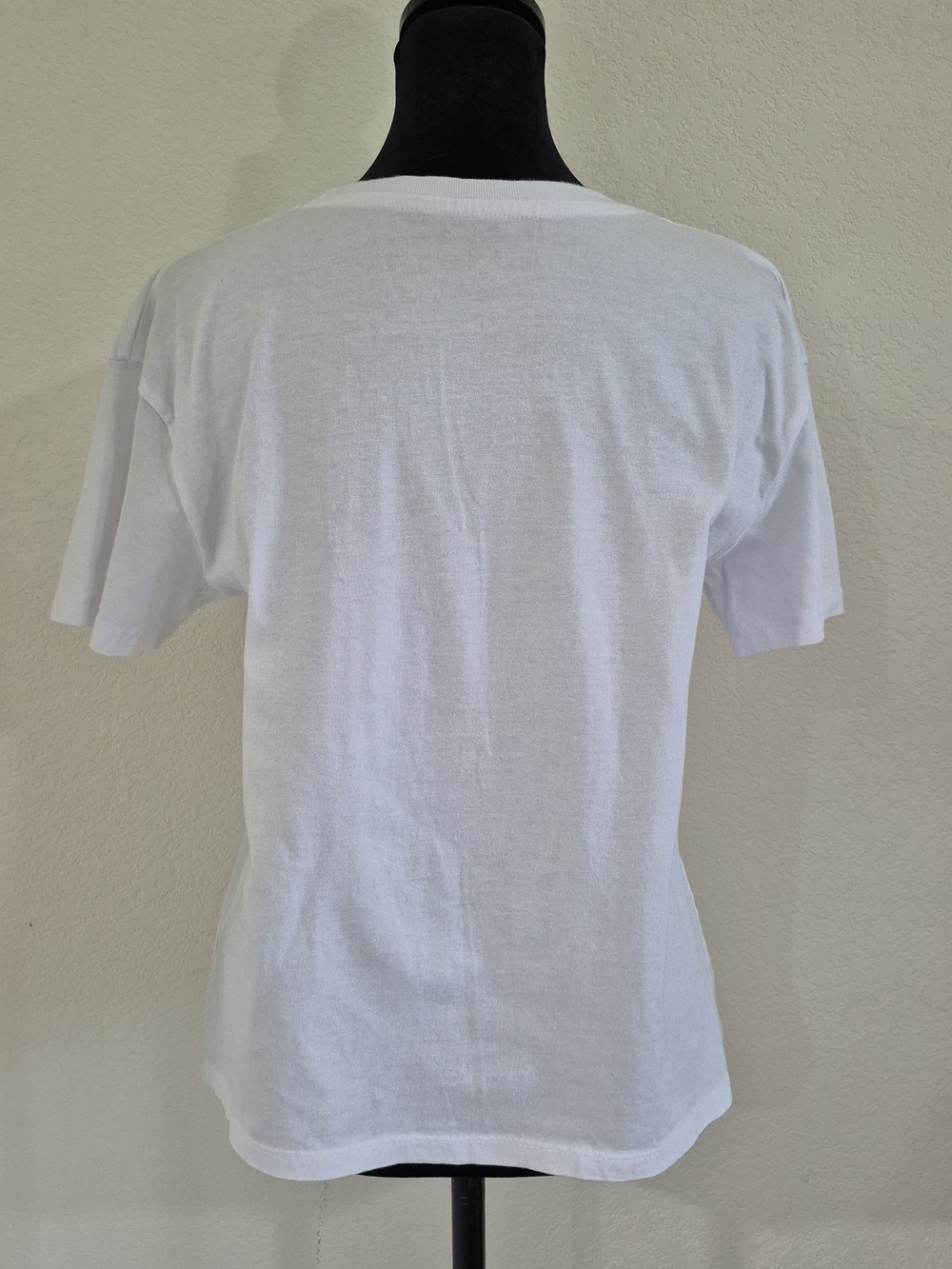 White Graphic Crewneck T-Shirt - TV Cast Yearbook Motif - Picture 5 of 8